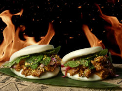 BAO DE COSTILLA A LA BRASA CANARIA-NIKKEI
